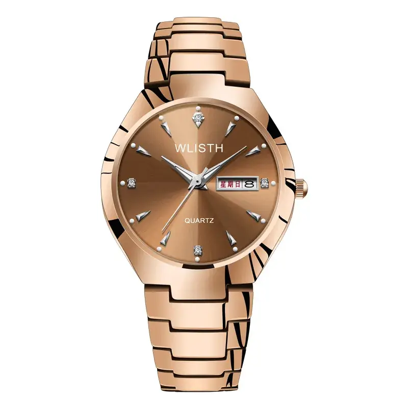 Women's Quartz Steel Band Watch 25mm Blue Dial Waterproof - Image 6
