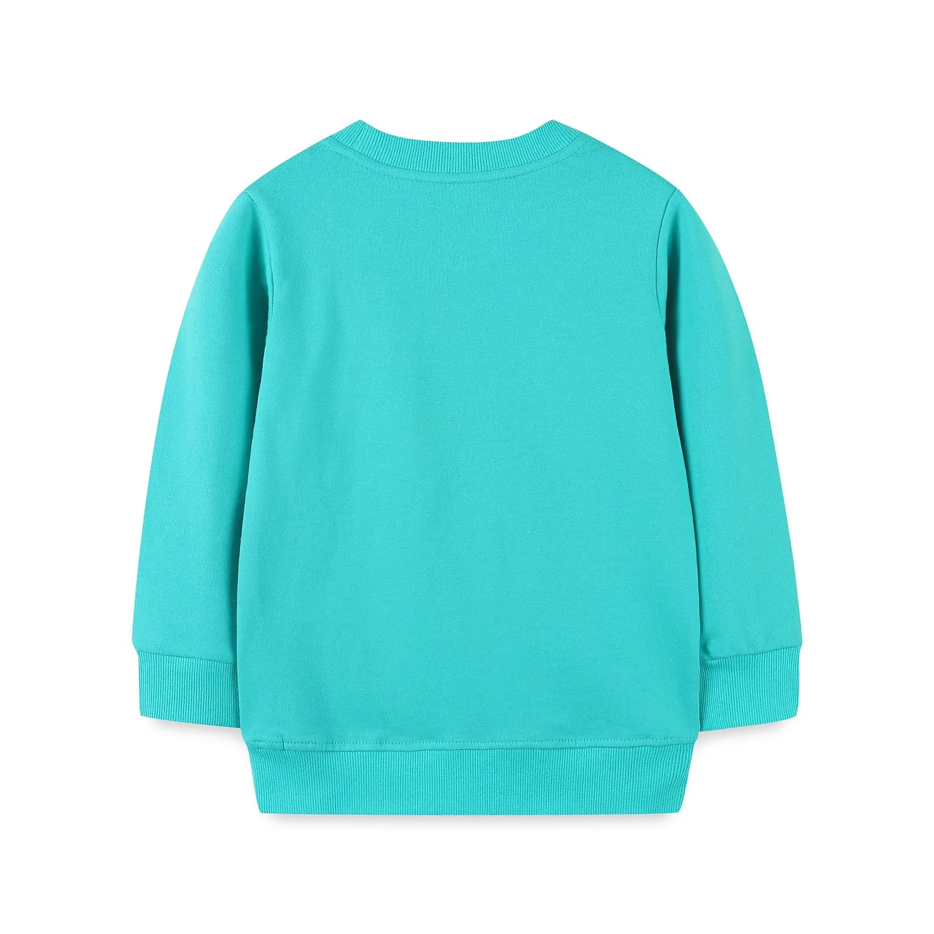 Girls Rainbow Cloud Sweatshirt Turquoise Long Sleeve - Image 5