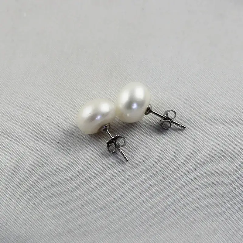 S925 Silver Pearl Earrings for Women - Image 3