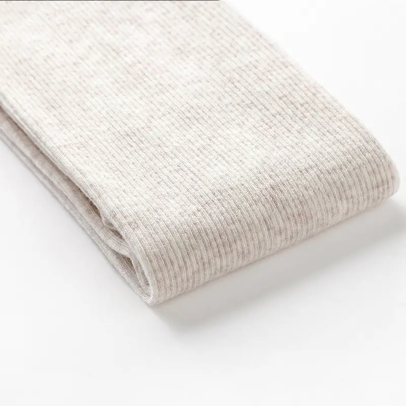 Cotton Slimming Leggings Women's Oat White - Image 8