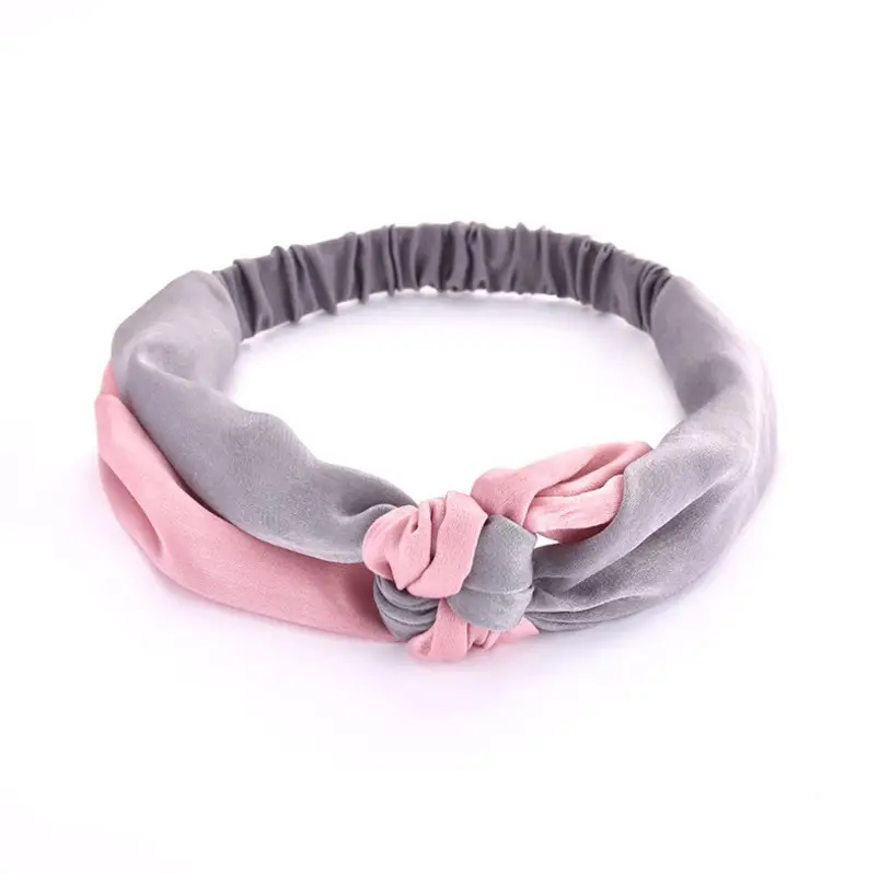 Sweet Forest Cross Headband with Green Knot - Image 2