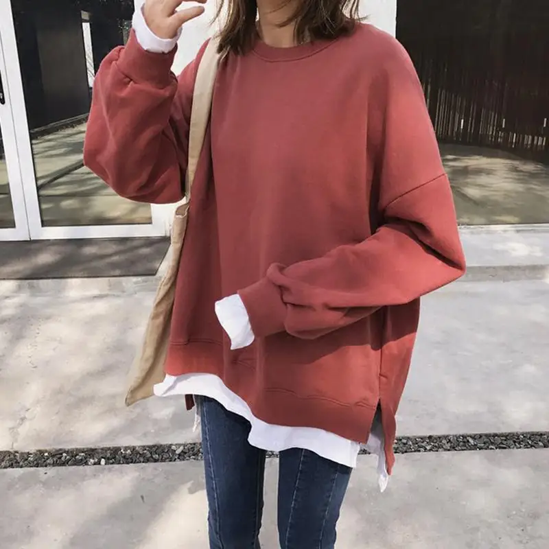 Women Fleece Sweatshirt Set Olive Green White Sneakers