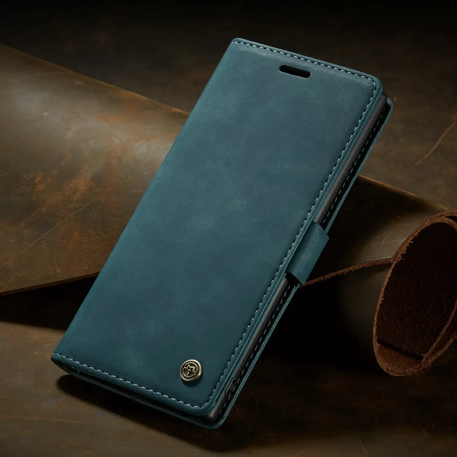 Samsung Note20 Leather Flip Phone Case with Card Holder - Image 5