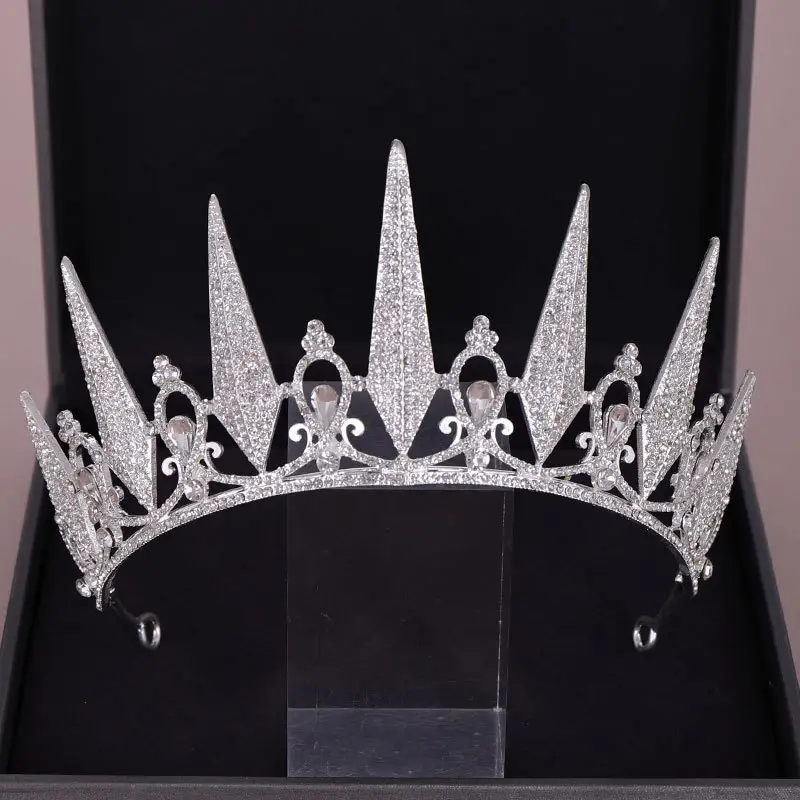 Crystal Crown Headband for Bride Wedding Dress Birthday Accessories - Image 2