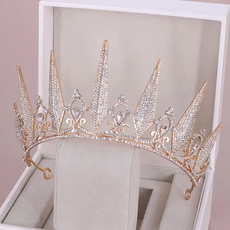 Crystal Crown Headband for Bride Wedding Dress Birthday Accessories - Image 3