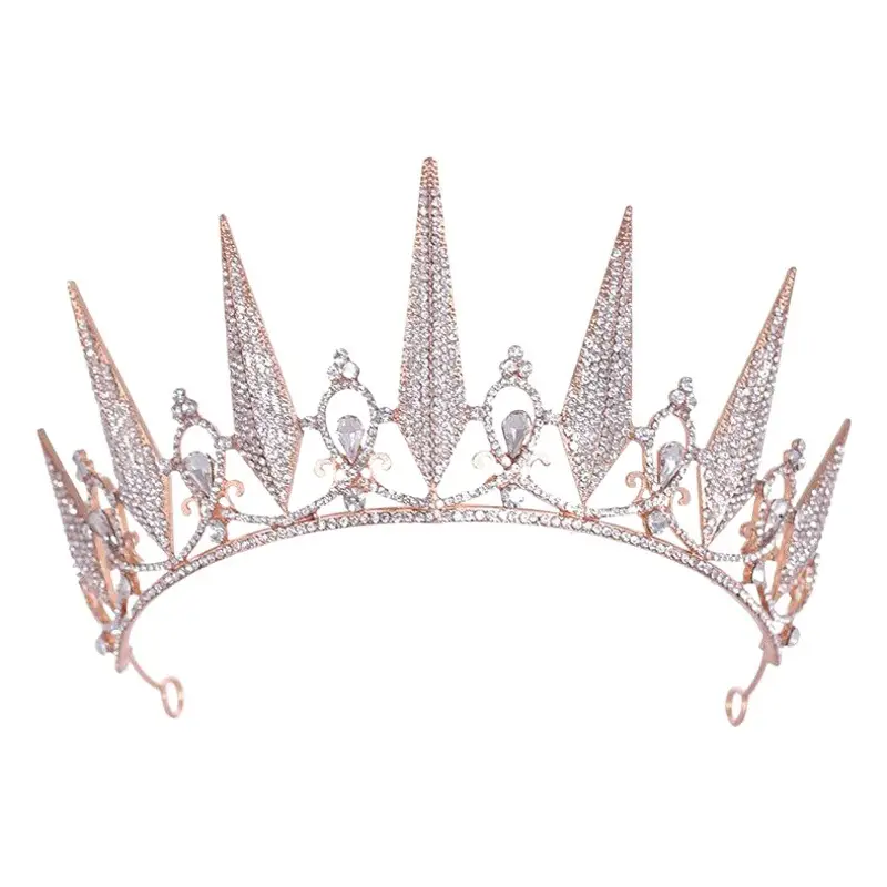 Crystal Crown Headband for Bride Wedding Dress Birthday Accessories