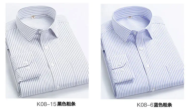 Men's Lavender Thin Striped Button Shirt 2021 — feature 8