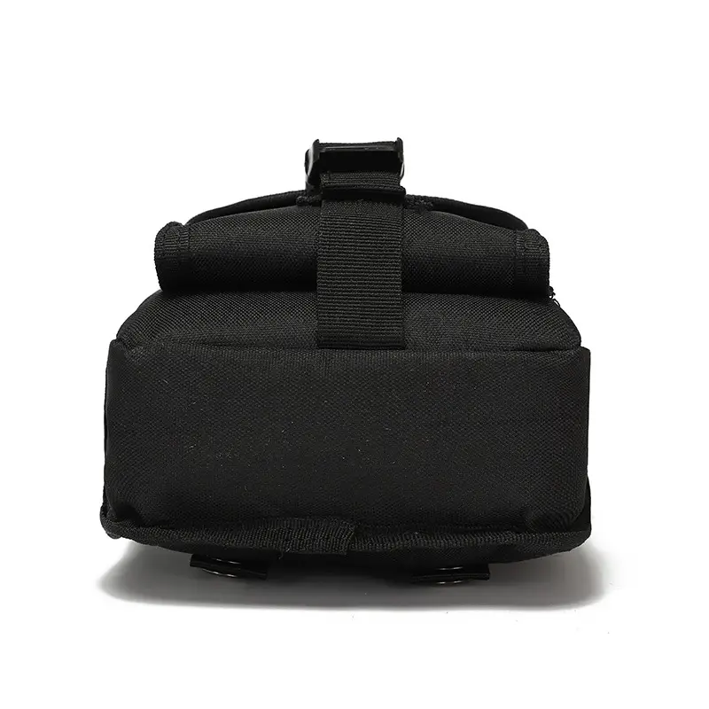 Black Tactical Shoulder Crossbody Bag with MOLLE - Image 11
