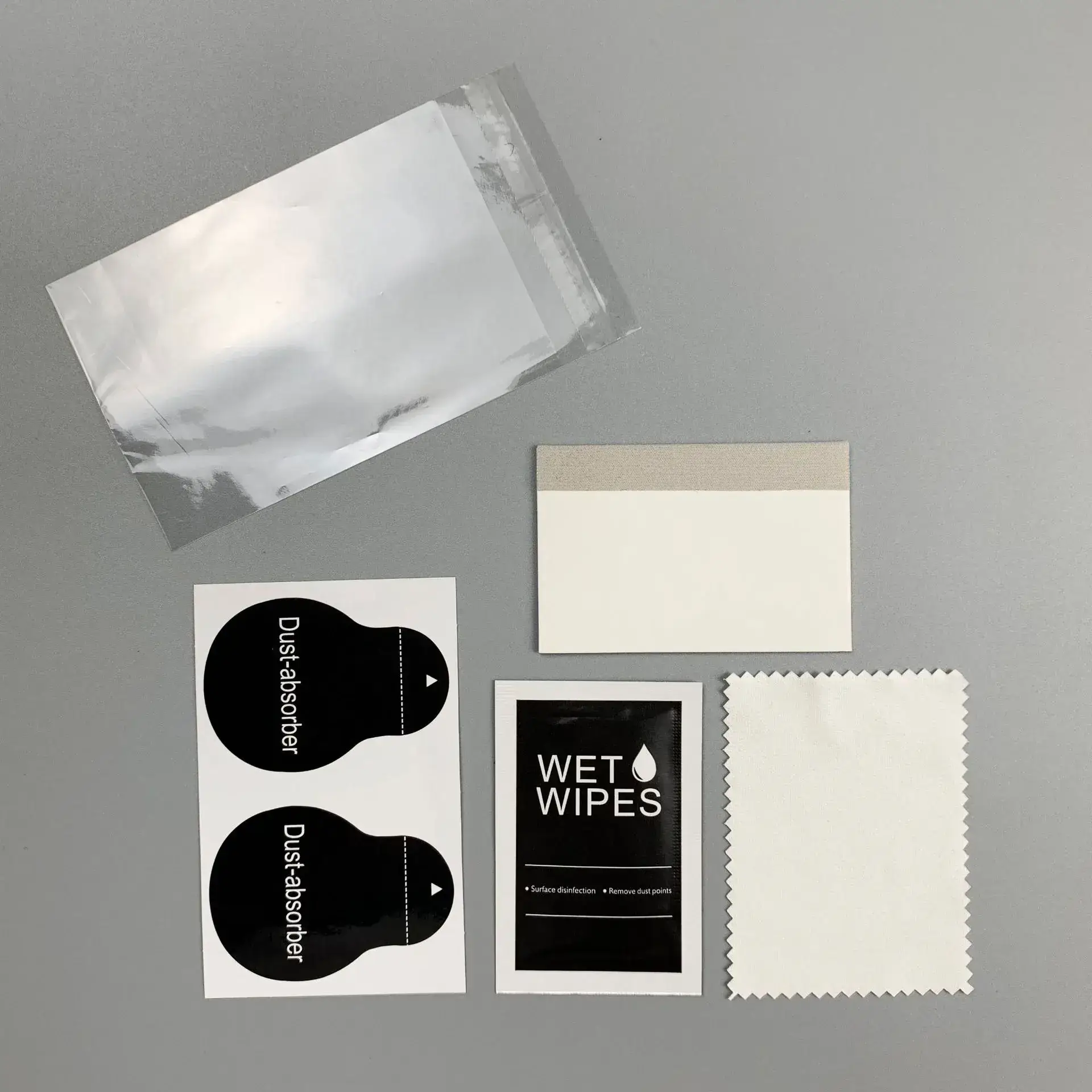 Tempered Film Cleaning Kit with Anti-Fingerprint Tools