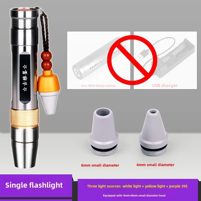 Jade Three Light Flashlight with 8mm & 4mm Grommets - Image 3