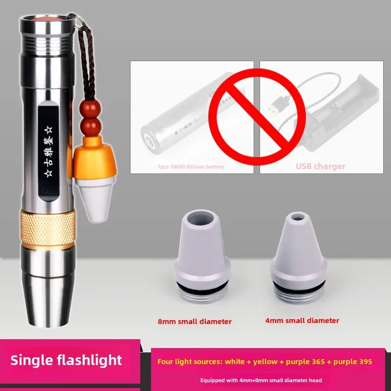 Jade Three Light Flashlight with 8mm & 4mm Grommets - Image 7