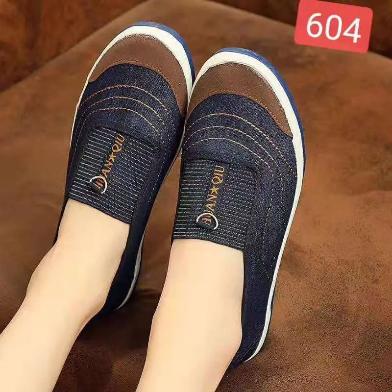 Old Beijing Cloth Shoes, Breathable, Low-Top, Non-Slip, Durable, Casual Shoes for Middle-Aged and Elderly Mothers, Versatile, Flat-Soled, Comfortable - Image 3