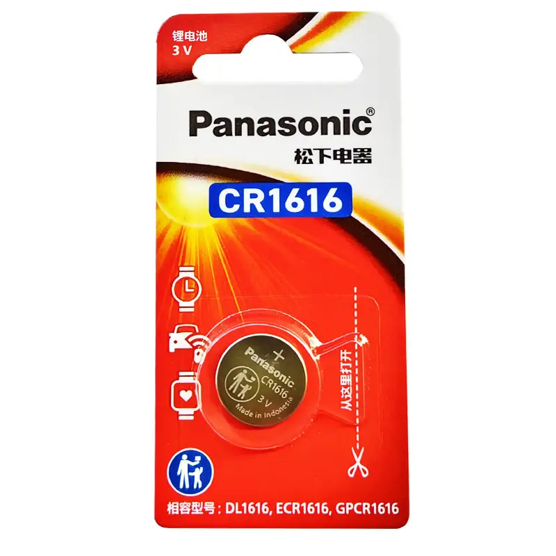 Original Panasonic Cr2032 2025 2016 Hardcover Single Card Car Key Button Battery 3V Lithium Battery
