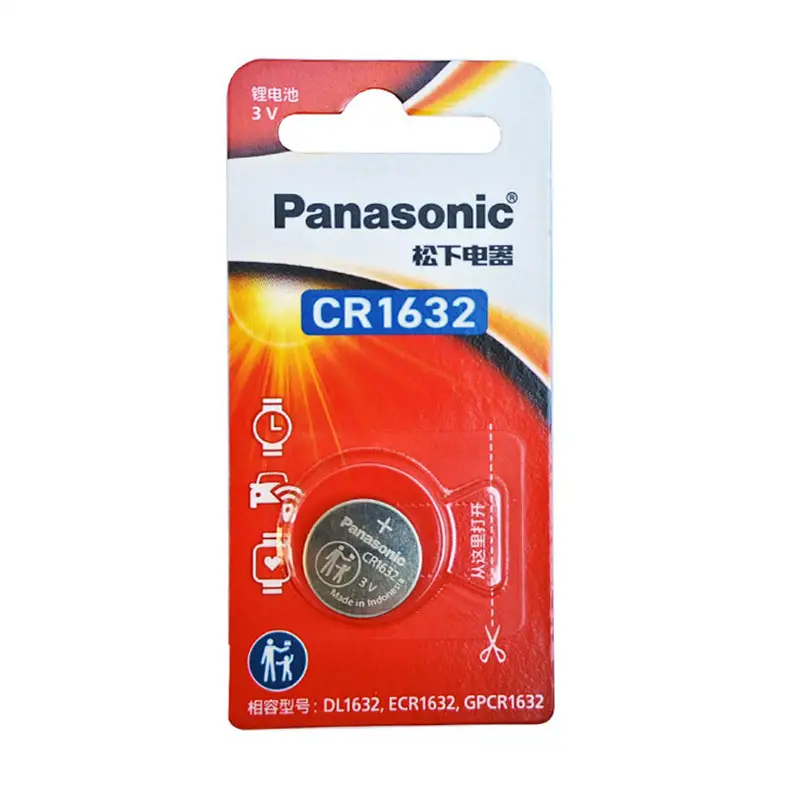 Original Panasonic Cr2032 2025 2016 Hardcover Single Card Car Key Button Battery 3V Lithium Battery