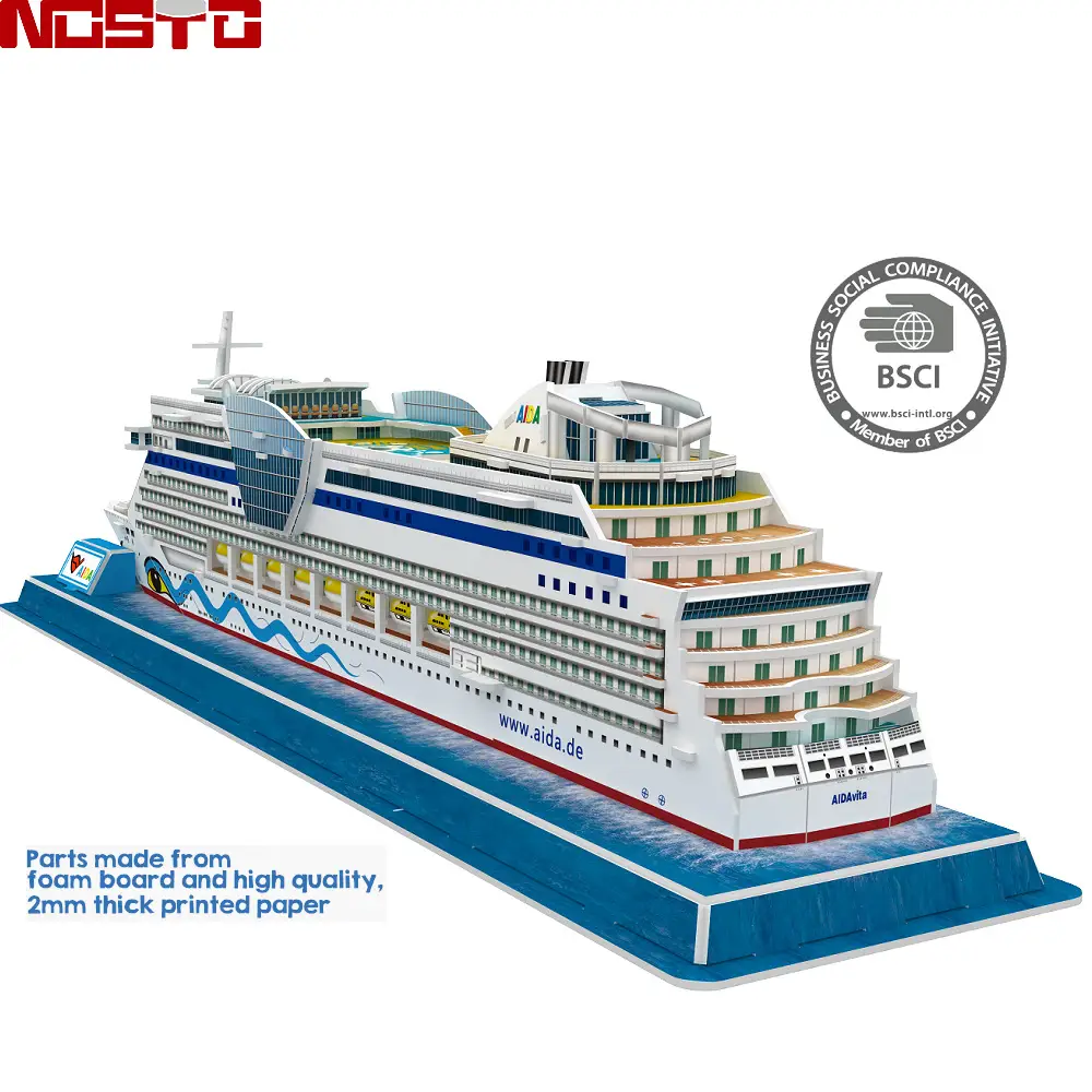 3D Luxury Cruise Ship Puzzle Toy for Kids - Image 4
