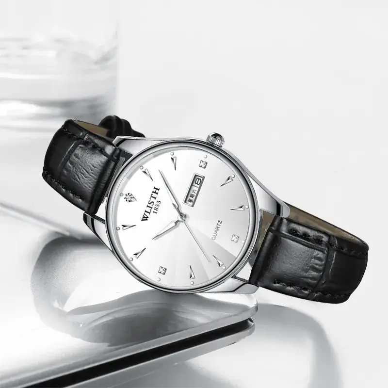 Luminous Steel Band Men's Quartz Couple Watch
