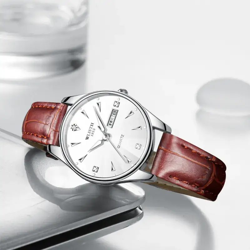 Luminous Steel Band Men's Quartz Couple Watch