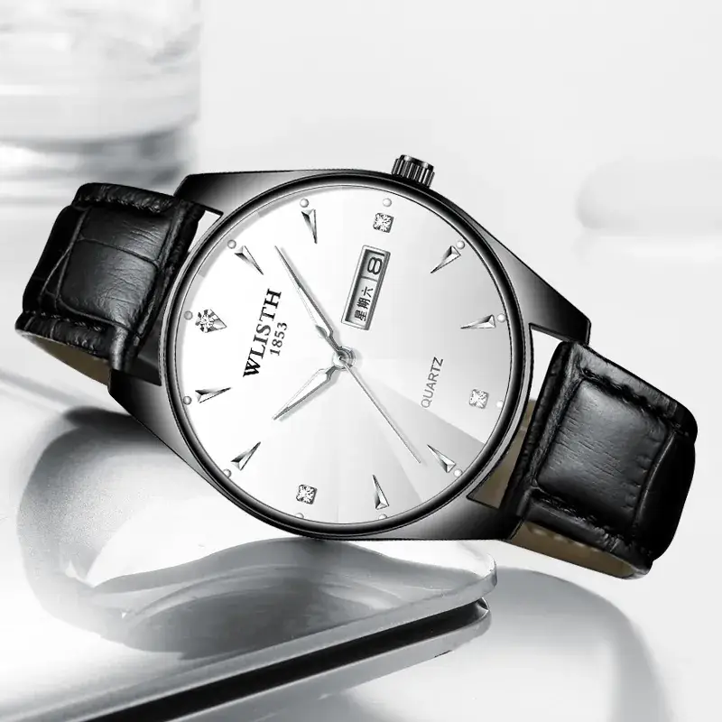 Luminous Steel Band Men's Quartz Couple Watch
