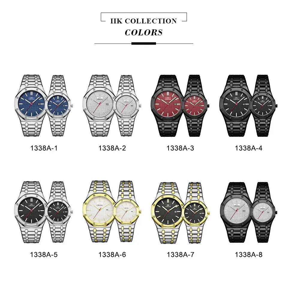 Stainless Steel Men's Watch Blue Dial Quartz Calendar - Image 19