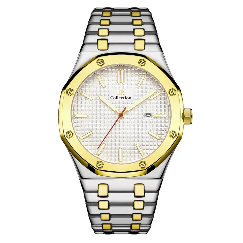 Stainless Steel Men's Watch Blue Dial Quartz Calendar - Image 10
