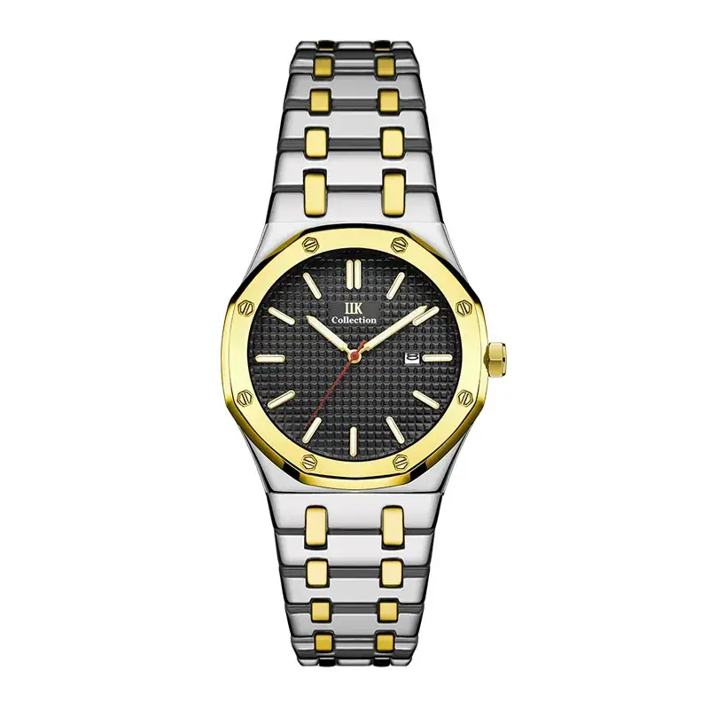 Stainless Steel Men's Watch Blue Dial Quartz Calendar - Image 12