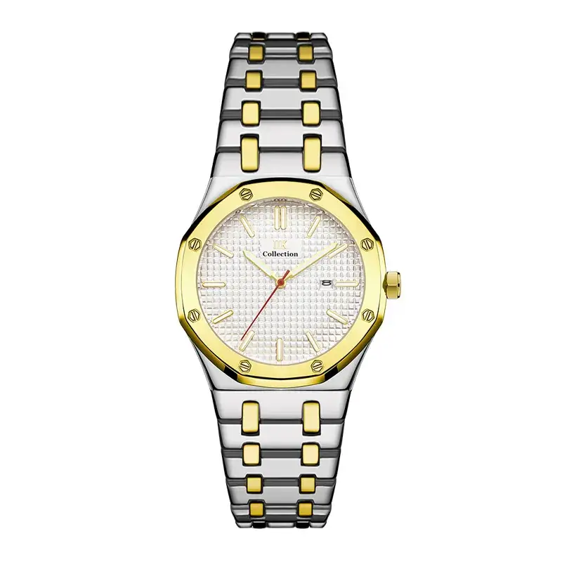 Stainless Steel Men's Watch Blue Dial Quartz Calendar - Image 13