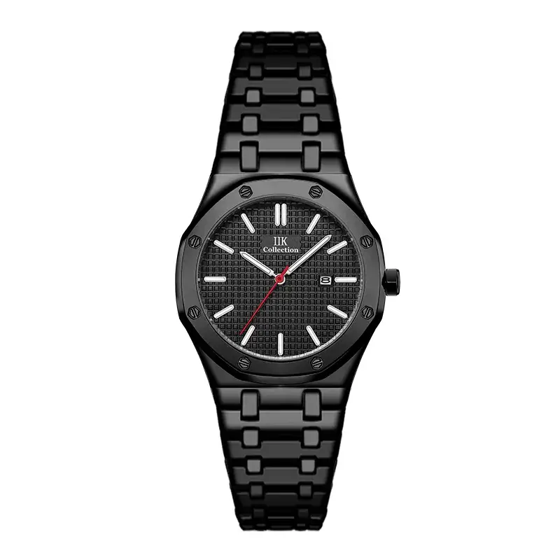 Stainless Steel Men's Watch Blue Dial Quartz Calendar - Image 8