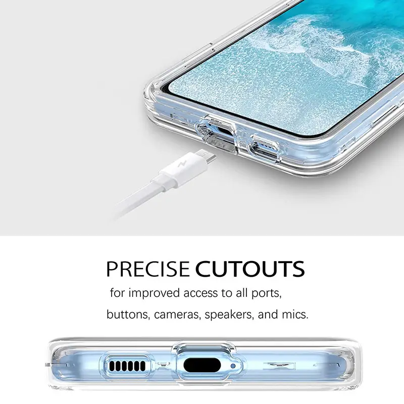 Transparent 3-in-1 Phone Case for Samsung S26 S25 S23 S22 S21 S24 Ultra — feature 10