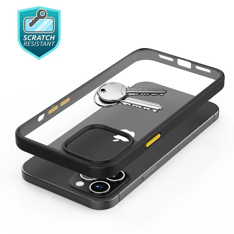 iPhone 12 Pro Mobile Phone Protective Case Transparent Drop-Resistant - Image 9