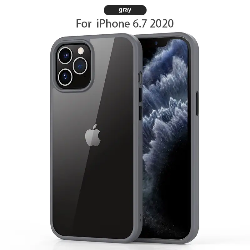 iPhone 12 Pro Mobile Phone Protective Case Transparent Drop-Resistant - Image 6