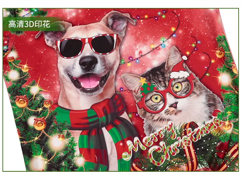 Christmas Dog 3D Digital Print Sweatshirt for Men Women — feature 12