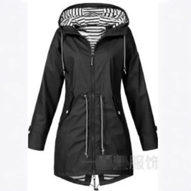 Women 3-in-1 Winter Hoodie Jacket Set Navy Blue - Image 12