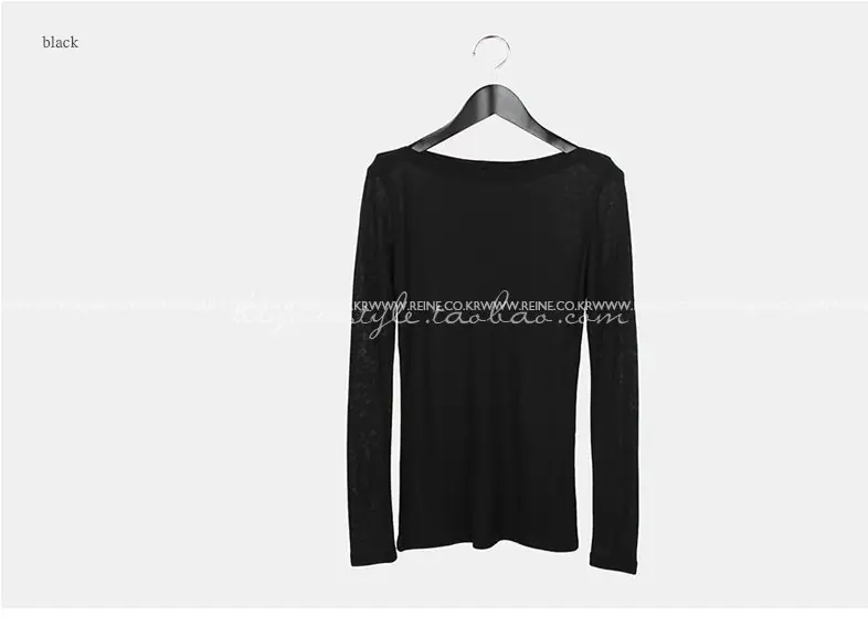 White Long Sleeve T-Shirt for Women — feature 32