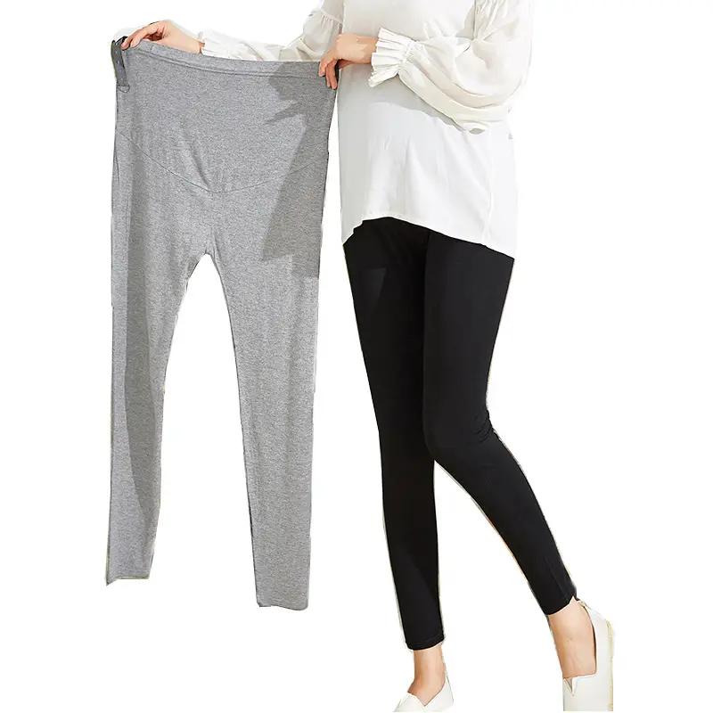 Thin Spring Summer Leggings Modal Cropped Pants Large Size Stretch Pencil Pants - Image 8