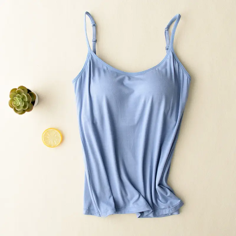 Women's New Silk Camisole Large Size No Steel Ring