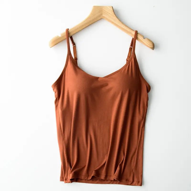 Women's New Silk Camisole Large Size No Steel Ring