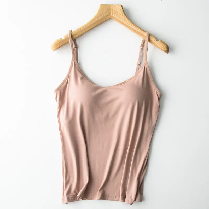 Women's New Silk Camisole Large Size No Steel Ring