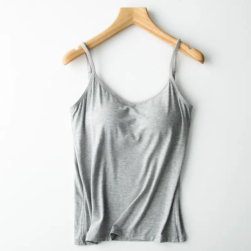 Women's New Silk Camisole Large Size No Steel Ring