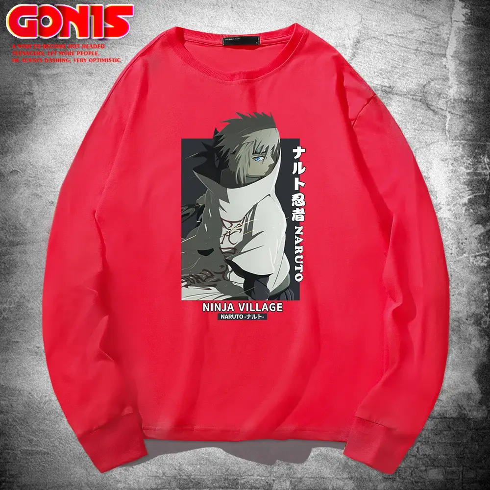 Naruto Anime Long Sleeve T-Shirt White Cotton - Image 4