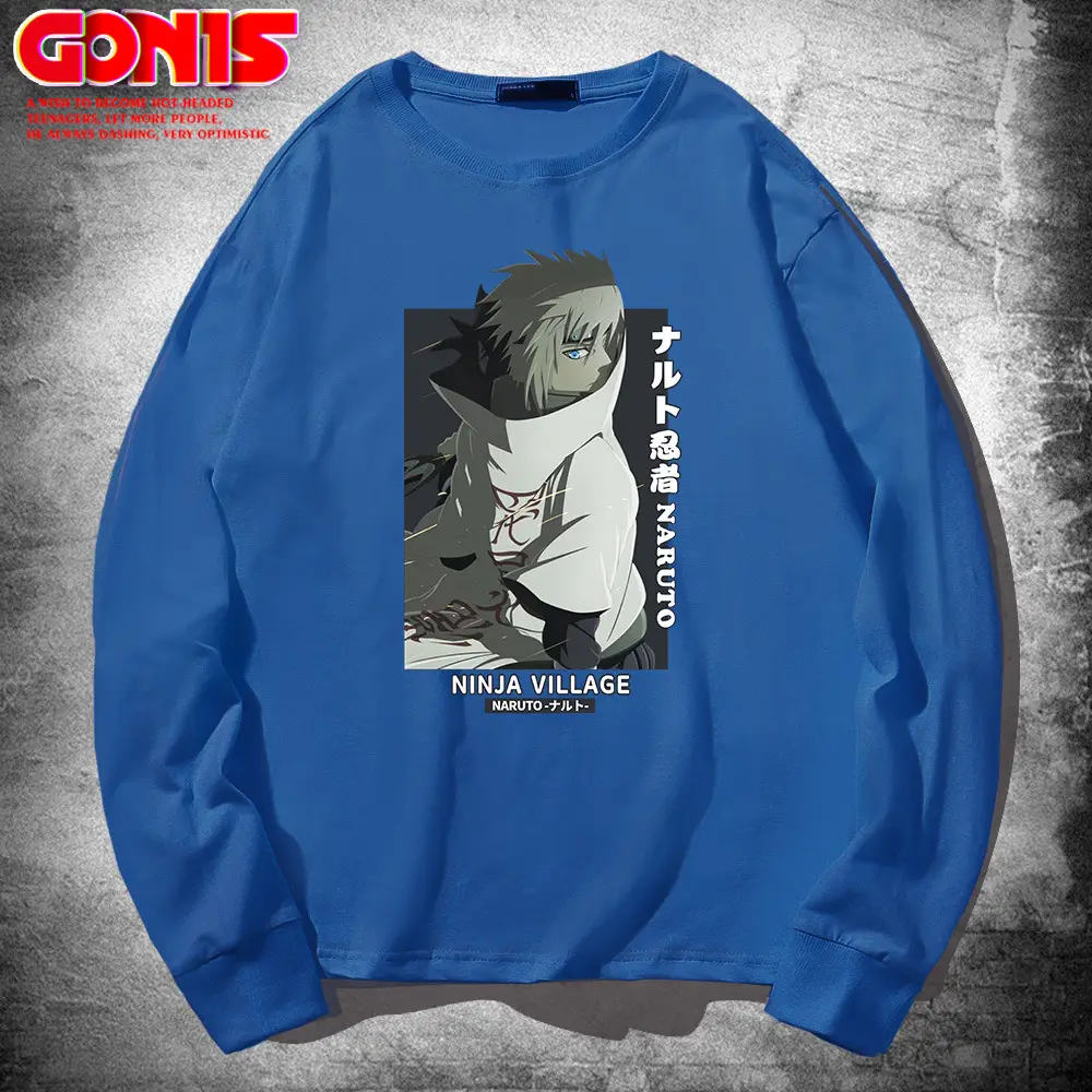 Naruto Anime Long Sleeve T-Shirt White Cotton - Image 5