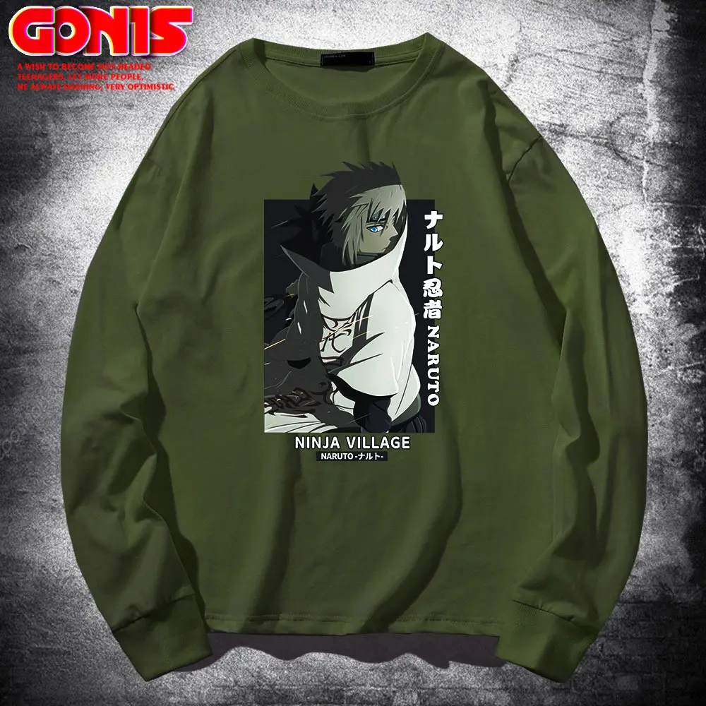 Naruto Anime Long Sleeve T-Shirt White Cotton - Image 6