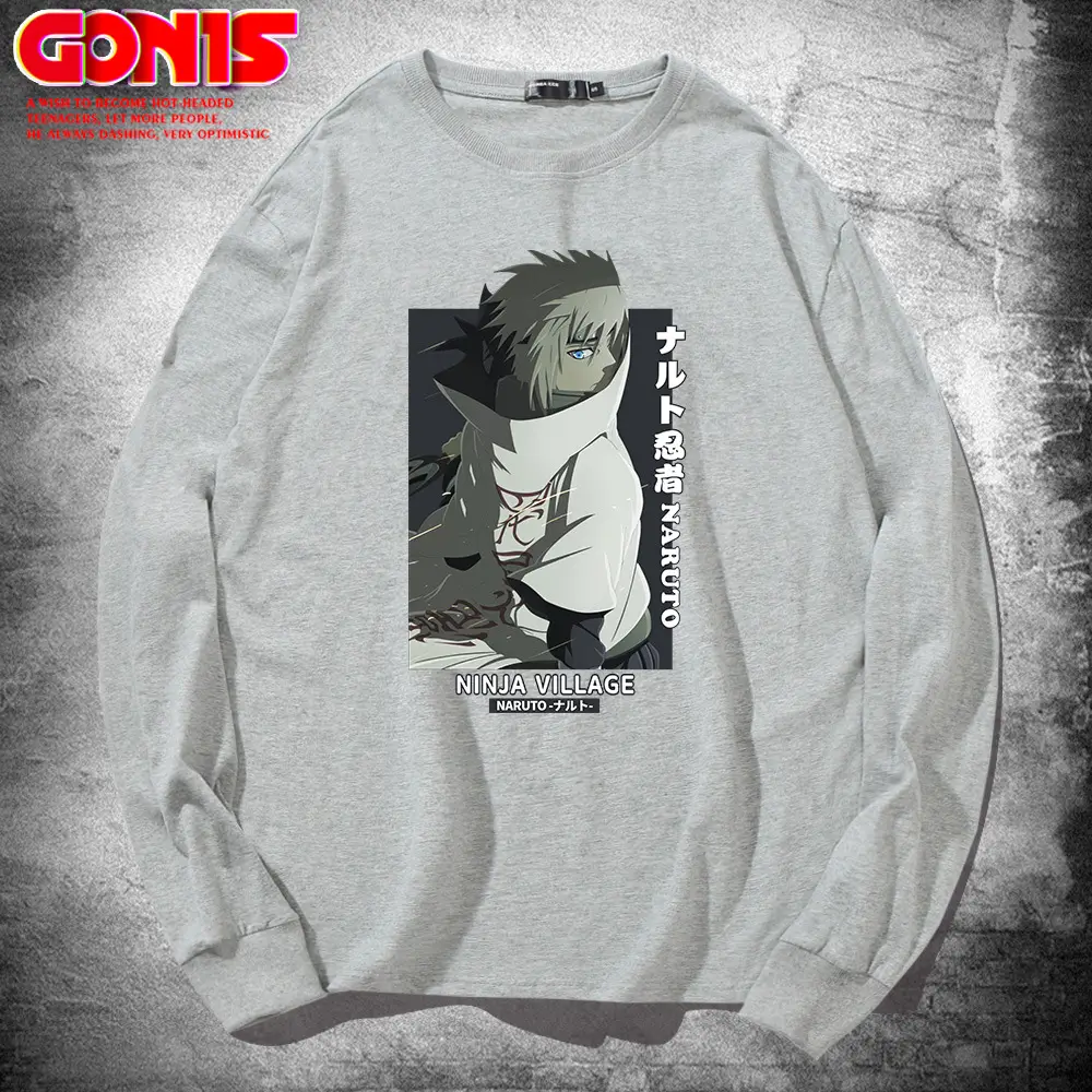Naruto Anime Long Sleeve T-Shirt White Cotton - Image 7