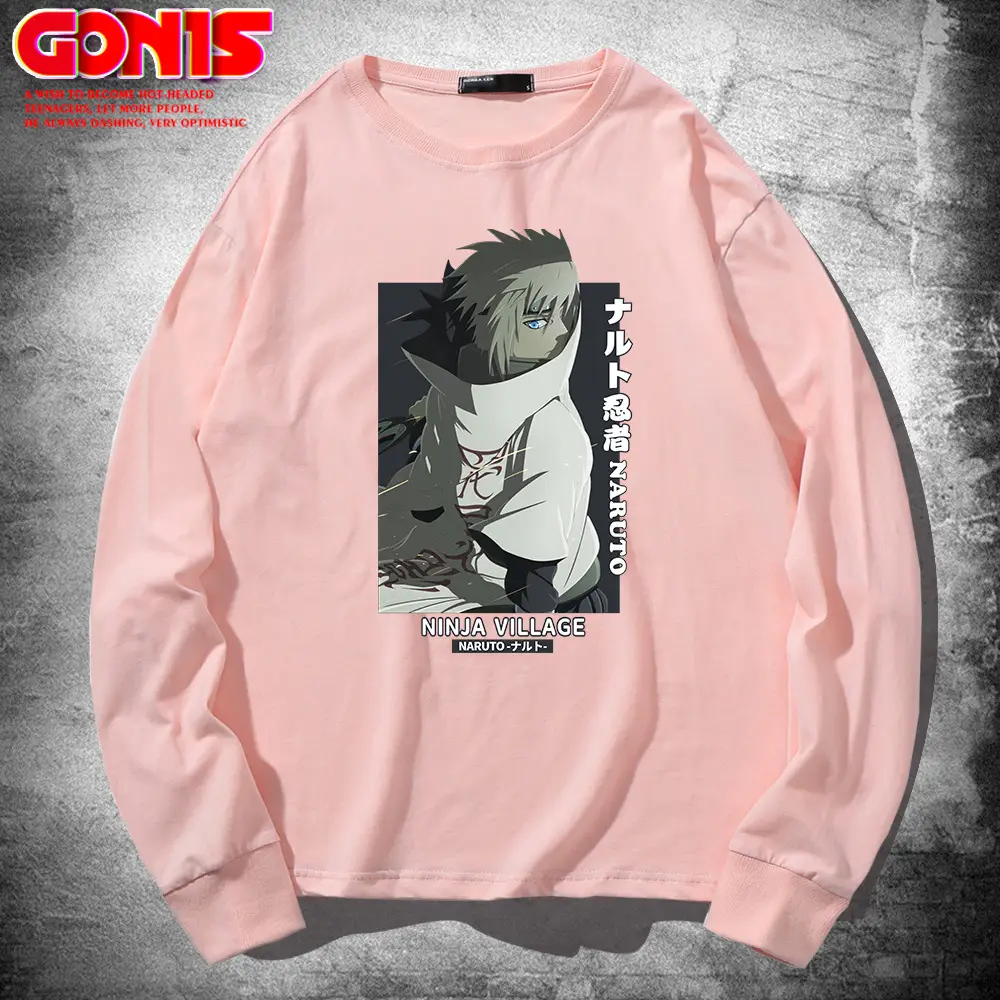 Naruto Anime Long Sleeve T-Shirt White Cotton - Image 8