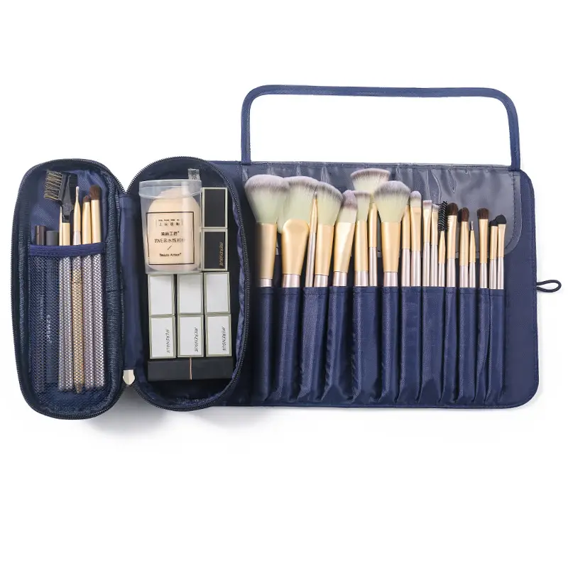 Pink Makeup Brush & Storage Bag Set — feature 11