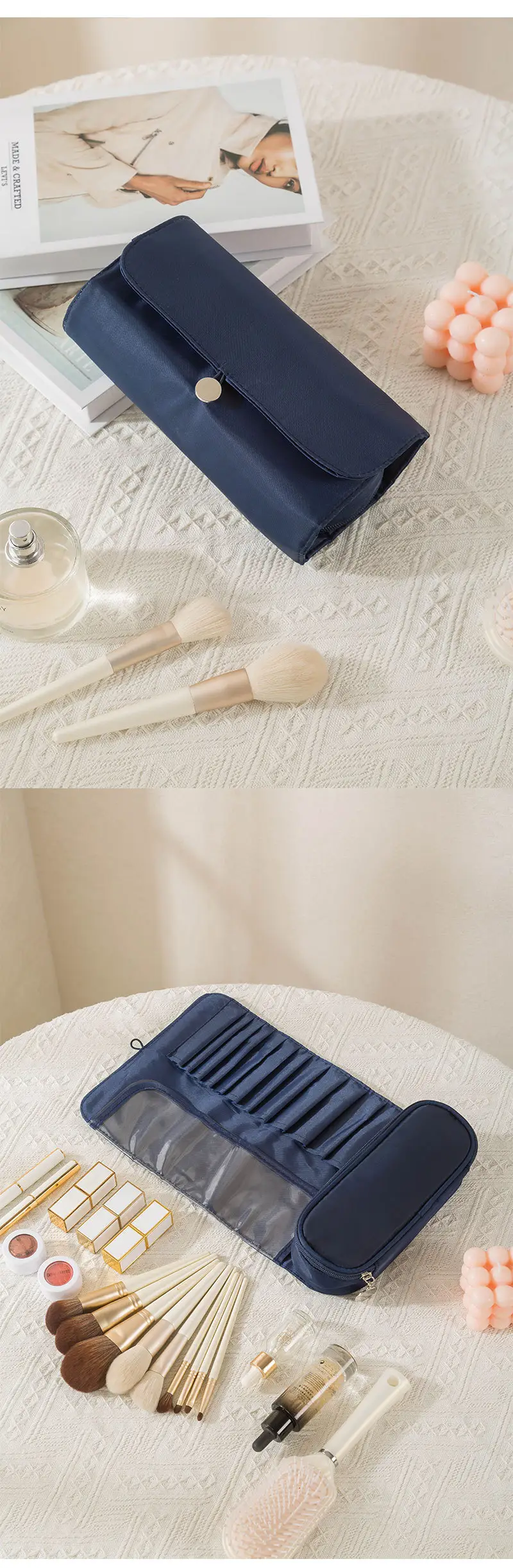Pink Makeup Brush & Storage Bag Set — feature 22