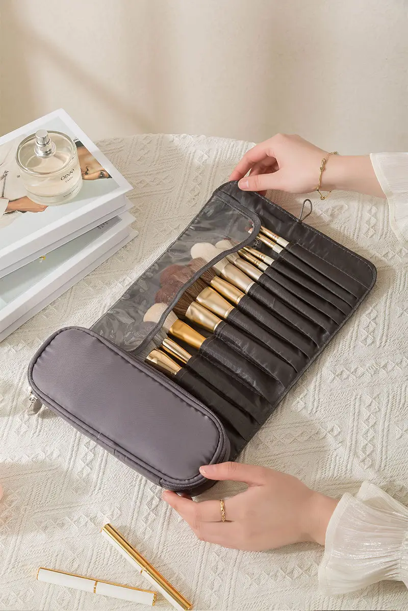 Pink Makeup Brush & Storage Bag Set — feature 7
