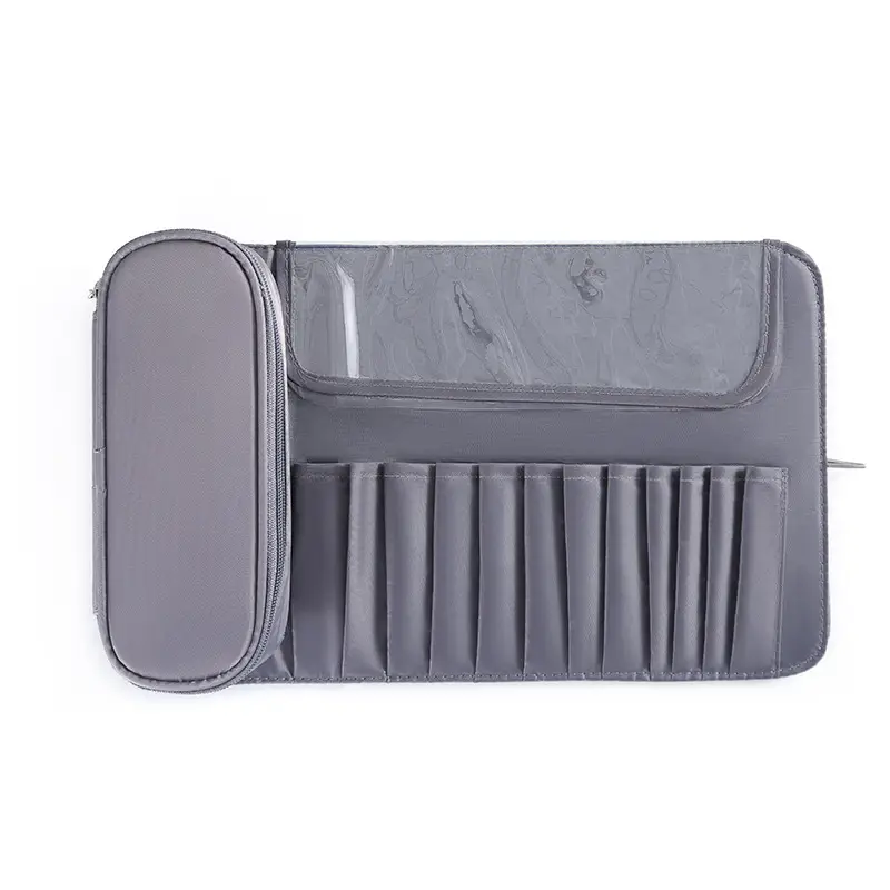 Pink Makeup Brush & Storage Bag Set