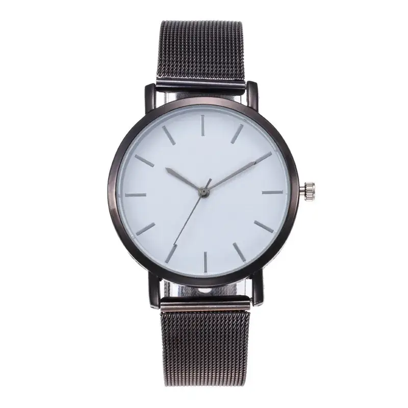 Women's Mesh Band Quartz Watch with White Dial - Image 6