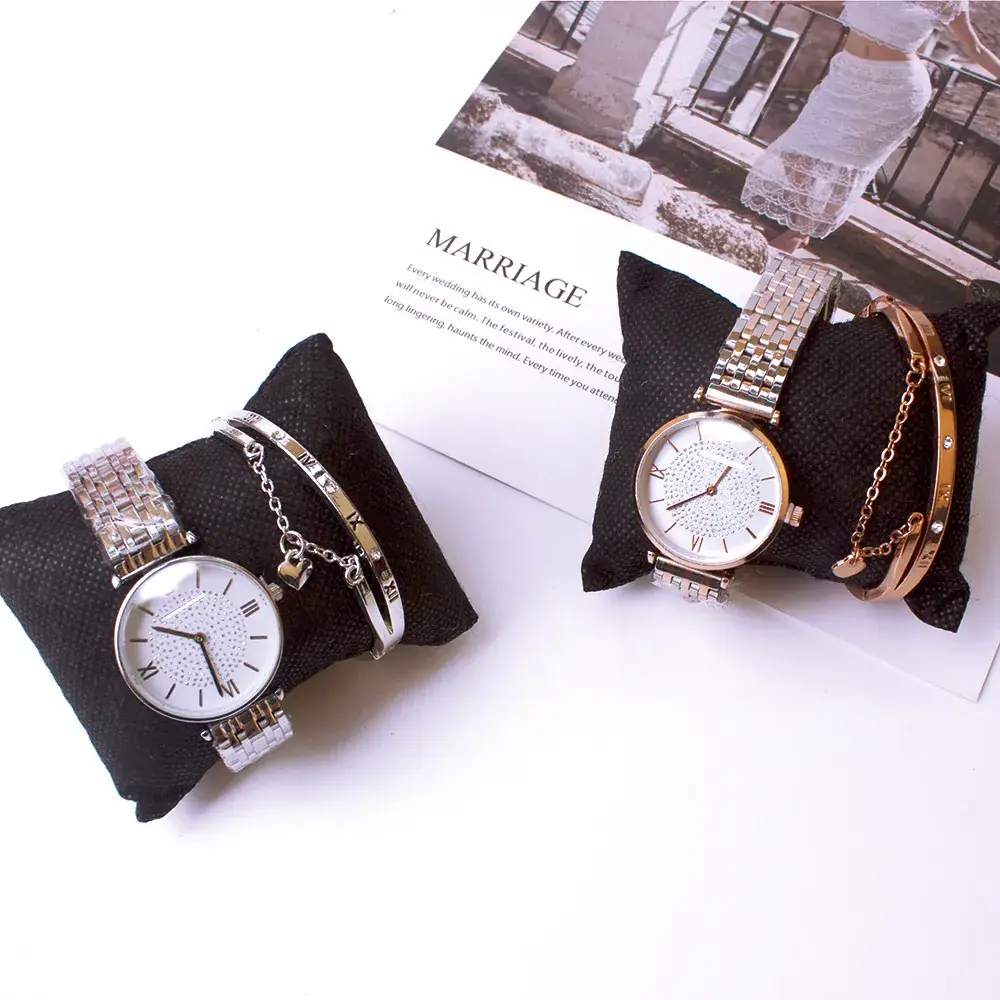 Women's Two-Piece Watch Set with Chain Bracelet - Image 4