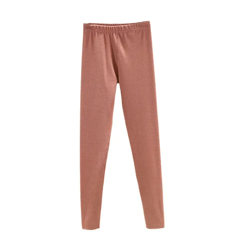 Women Warm Velvet Padded Pants Brown Winter - Image 16